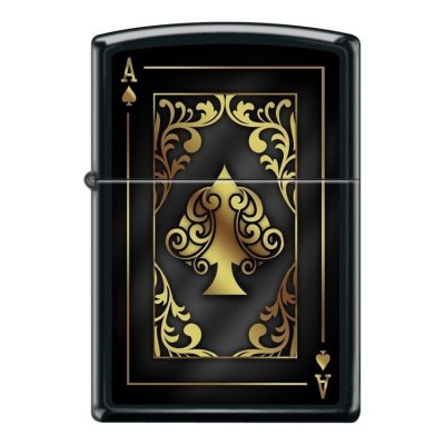 Zippo Ornane Ace Spades Design 218-076716